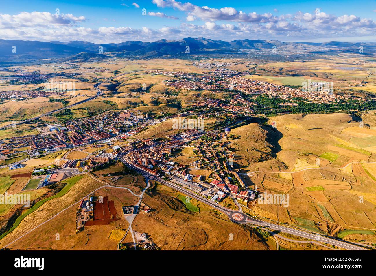 La Lastrilla is a municipality located in the province of Segovia. La Lastrilla, Segovia, Castilla y León, Spain, Europe Stock Photo