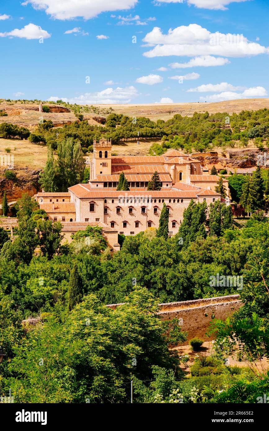 Monastery of Saint Mary of Parral - Monasterio de Santa María del Parral, is a Roman Catholic monastery of the enclosed monks of the Order of Saint Je Stock Photo