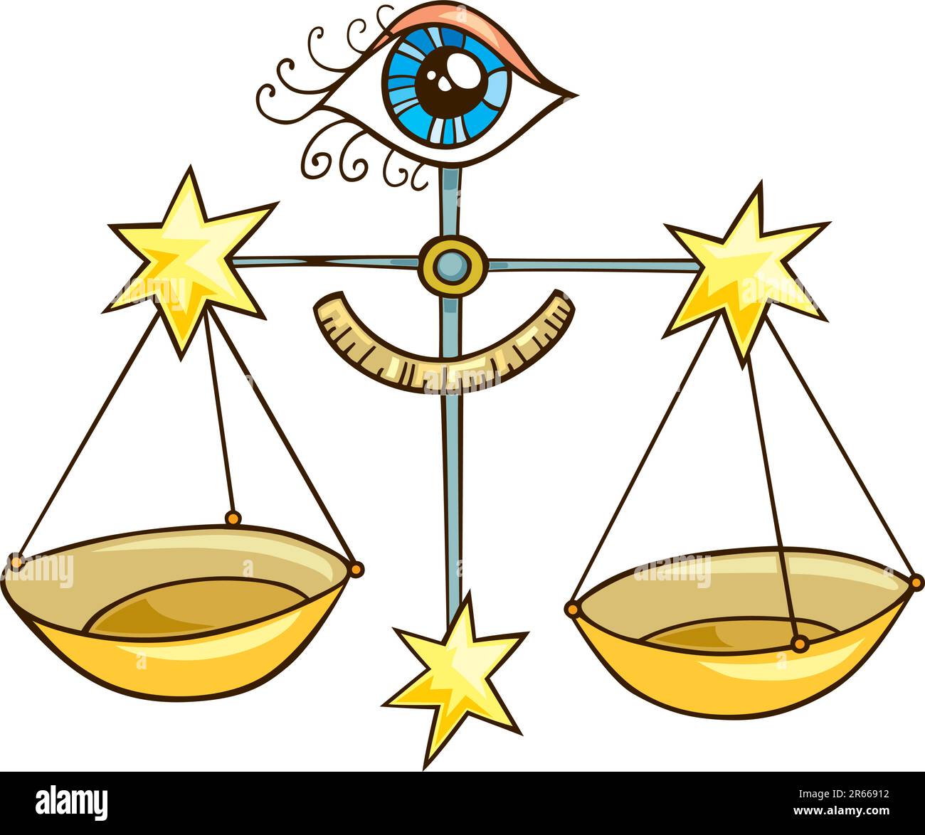 Illustration of zodiac libra sign Stock Vector Image & Art - Alamy
