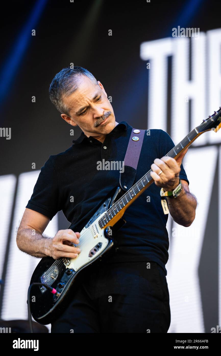 American indie rock band The Walkmen in concert at Boston Calling in