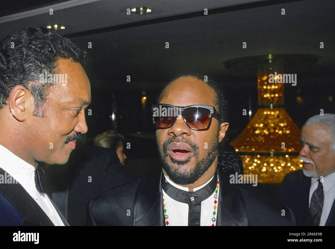 WASHINGTON DC - MARCH 5, 1992Reverend Jesse Jackson chats with Stevie ...