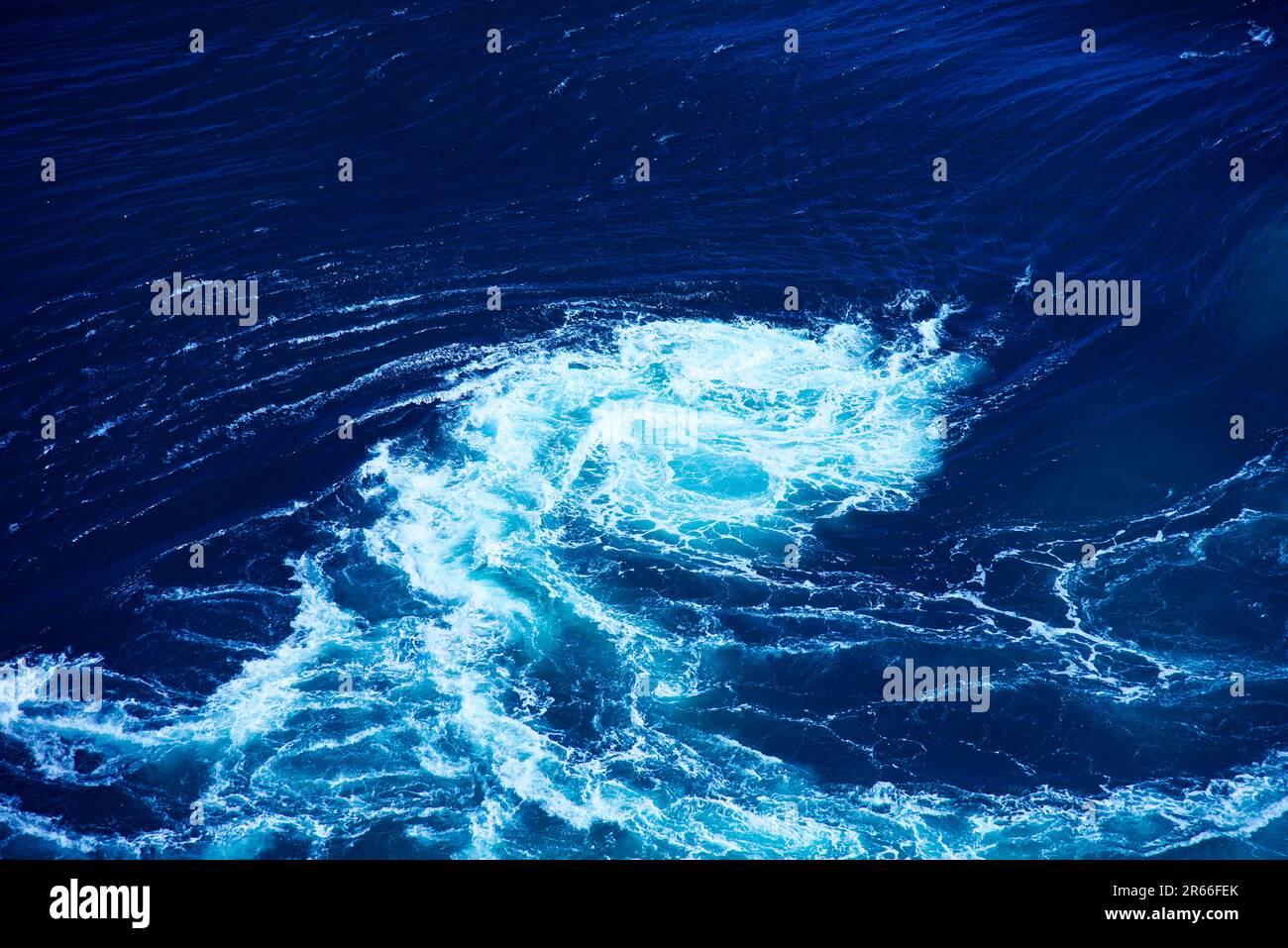 Whirlpools in the Naruto Strait Stock Photo