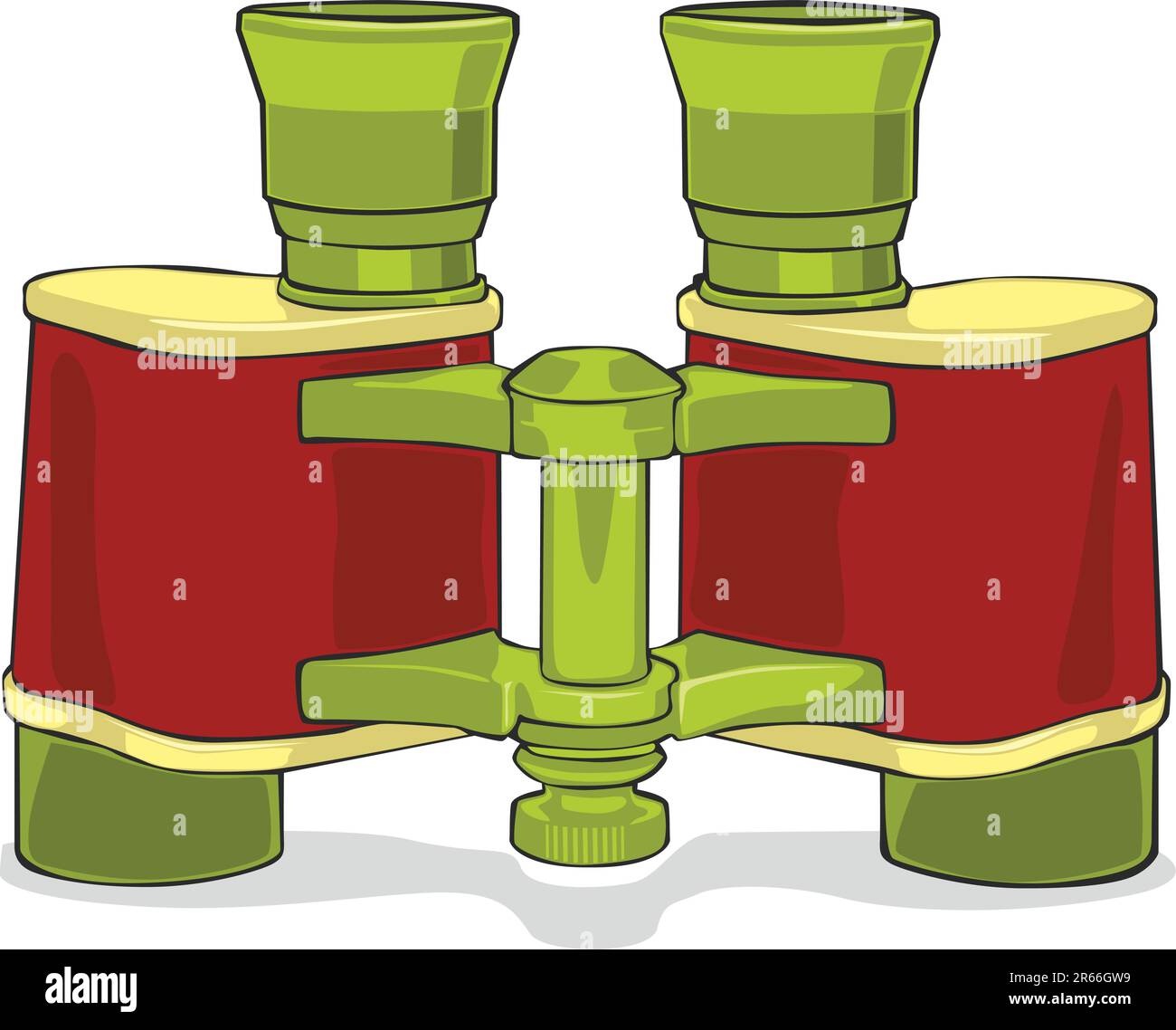 fully editable illustration isolated binocular Stock Vector Image & Art