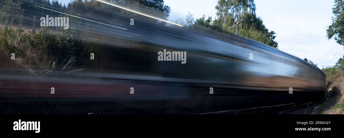Blurring Railway Stock Photo