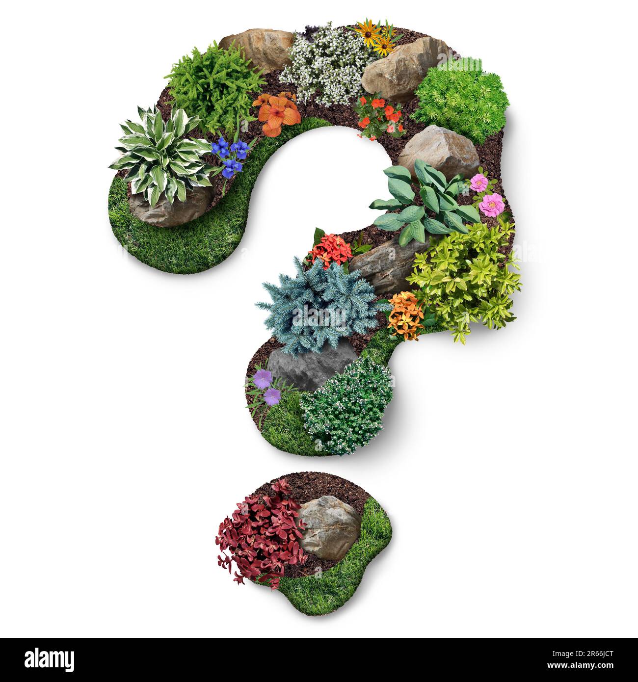 Natural planting design Cut Out Stock Images Pictures Alamy