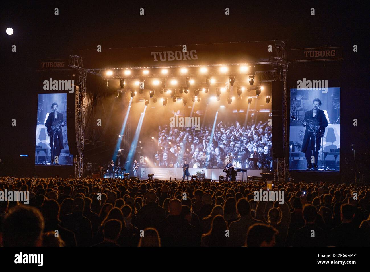 Copenhagen, Denmark. 03rd Aug, 2023. The English band Kokoroko performs a  live concert during the Danish music festival O Days 2023 in Copenhagen.  Credit: Gonzales Photo/Alamy Live News Stock Photo - Alamy