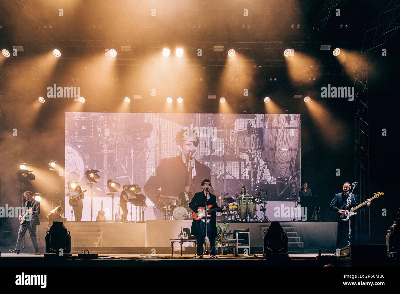 Copenhagen, Denmark. 03rd Aug, 2023. The English band Kokoroko performs a  live concert during the Danish music festival O Days 2023 in Copenhagen.  Credit: Gonzales Photo/Alamy Live News Stock Photo - Alamy