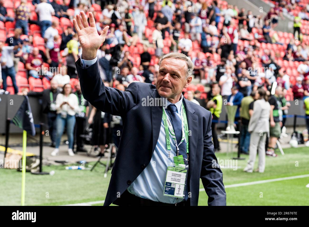 Prague, Czech Republic. 07th June, 2023. Ludek Miklosko seen before the