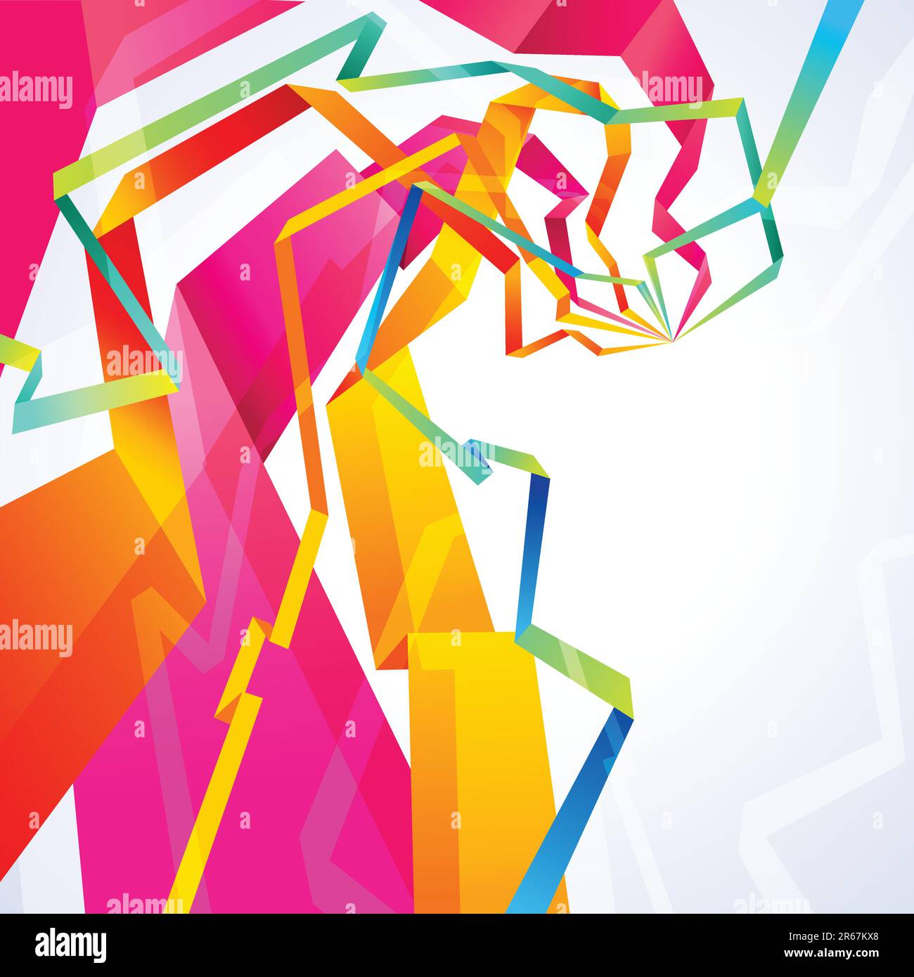 vector background with abstract lines Stock Vector Image & Art - Alamy