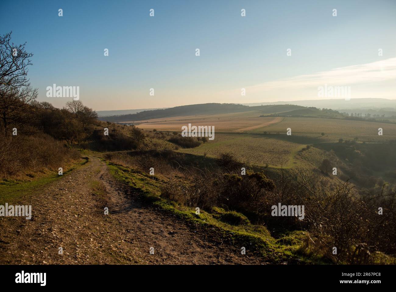 Landscape Views of Ivinghoe Beacon Stock Photo - Alamy