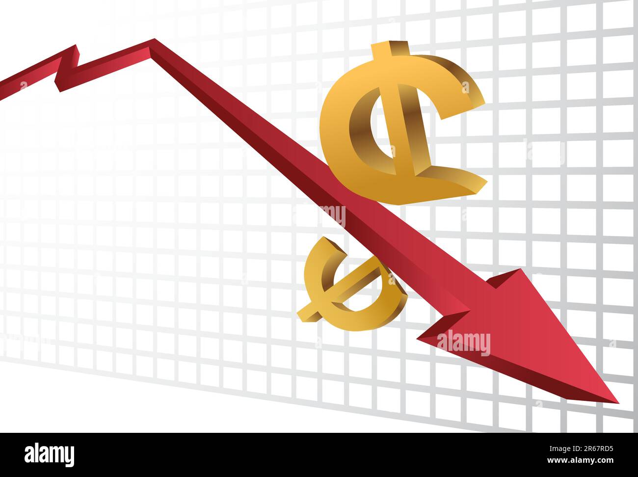 Stock market crash financial Stock Vector Images Alamy