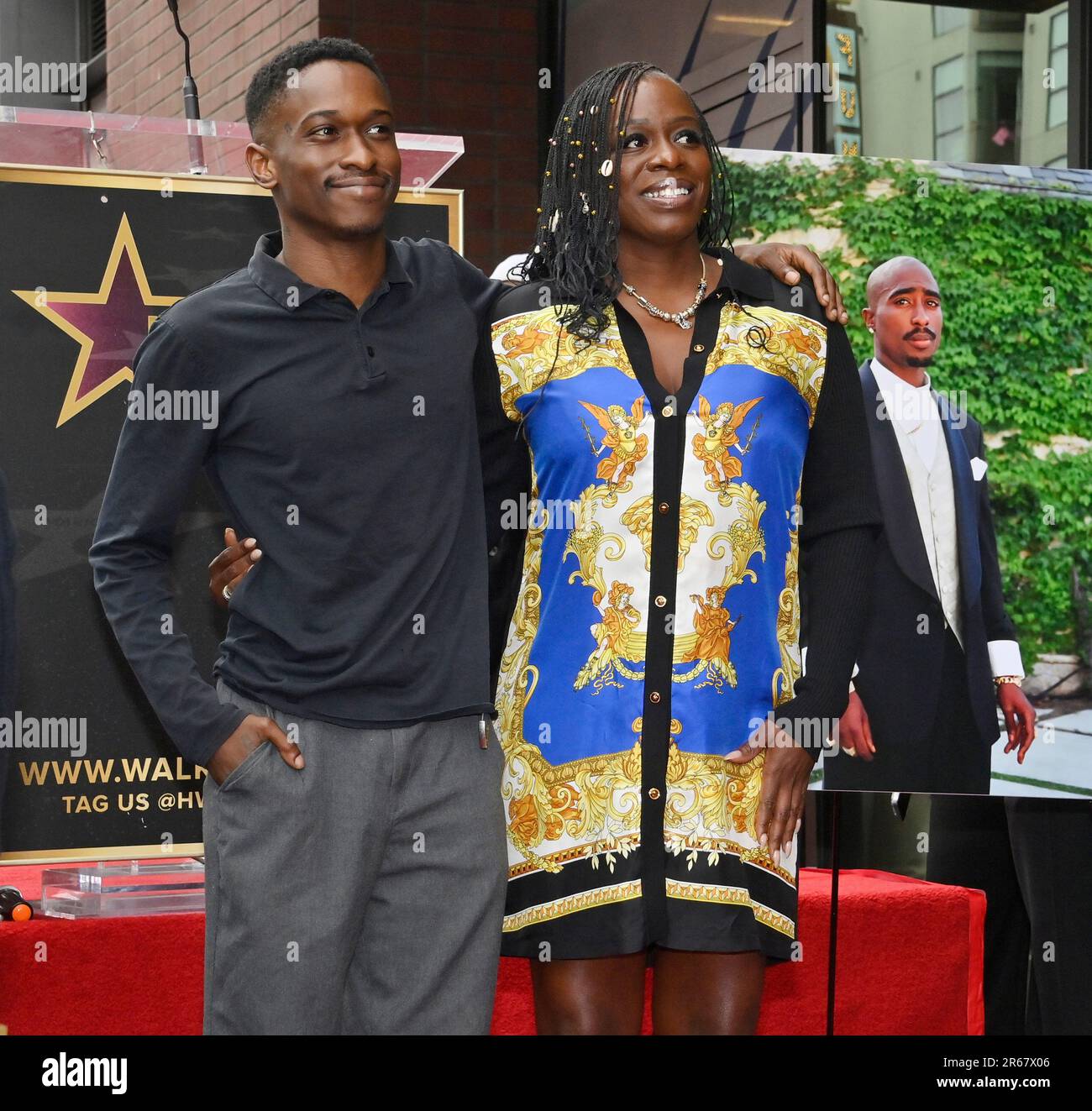 Los Angeles, United States. 07th June, 2023. Sekyiwa 'Set' Shakur (R
