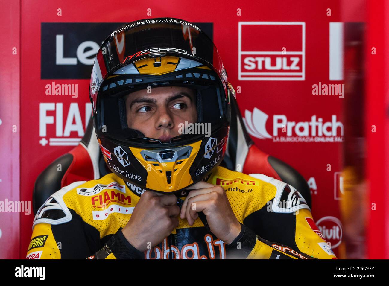 Michael Ruben Rinaldi of Aruba.it Racing - Ducati seen during the FIM ...