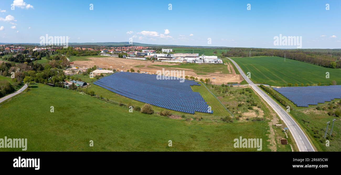 PV Anlage Sonnenenergie Stock Photo