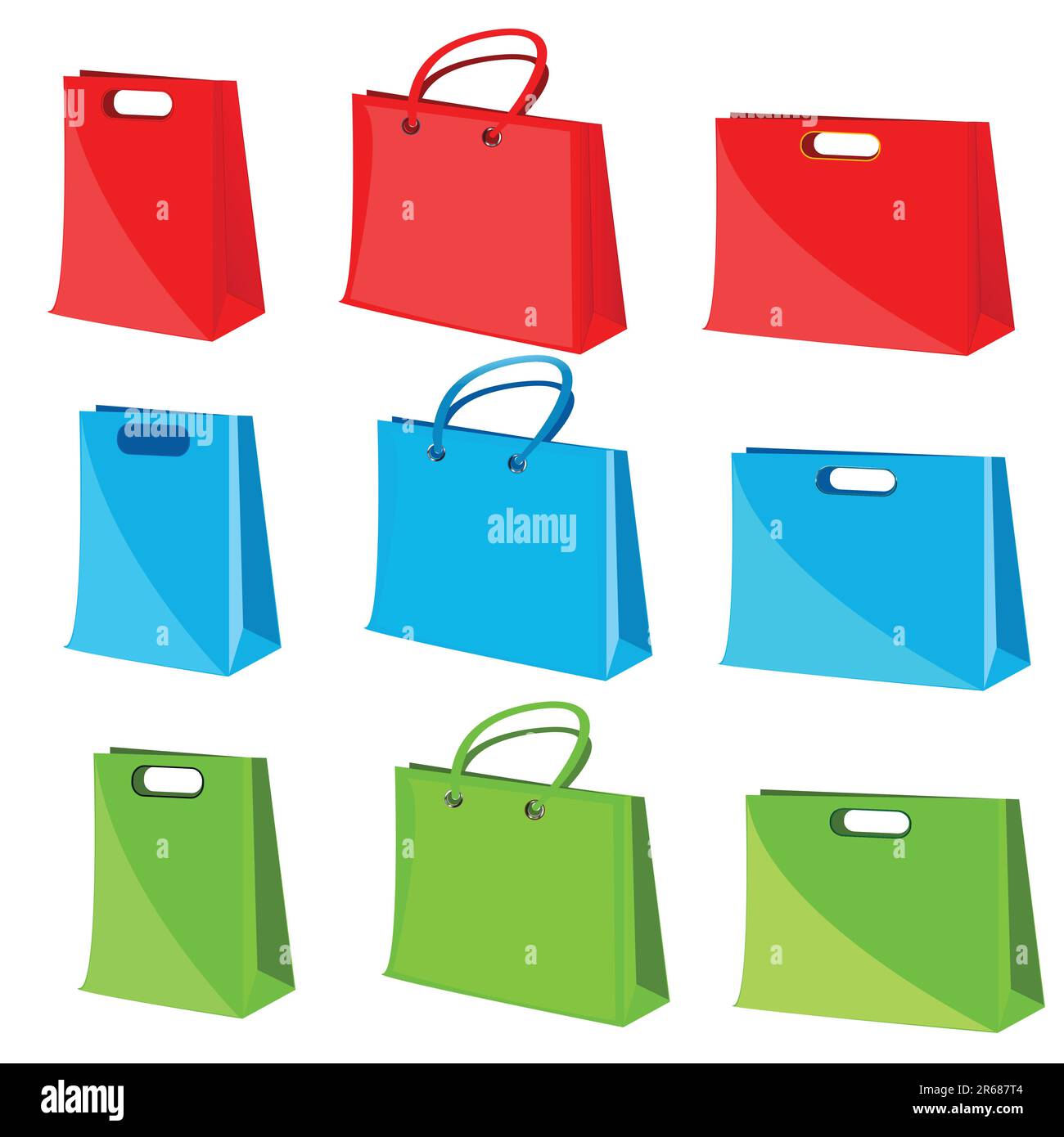 Illustration Of Collection Of Colorful Shopping Bag On Isolated illustration-of-collection-of-colorful-shopping-bag-on-isolated