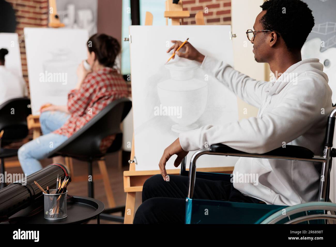 Creative hobbies for adults with disabilities. Disabled African