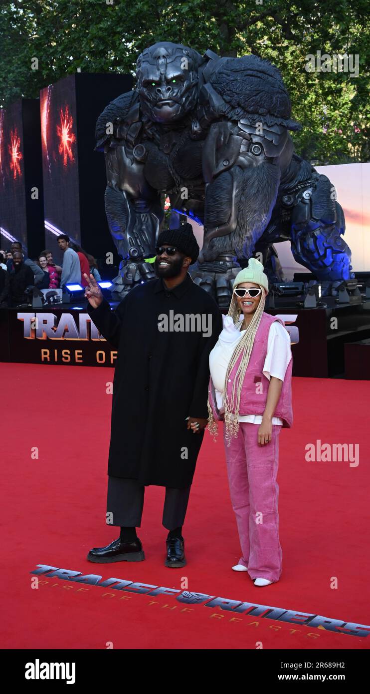 London, UK. 7th June, 2023. Tobe Nwigwe attends theTransformers: Rise of the Beasts, - European Premiere at Cineworld Leicester Square, London, UK. Credit: See Li/Picture Capital/Alamy Live News Stock Photo