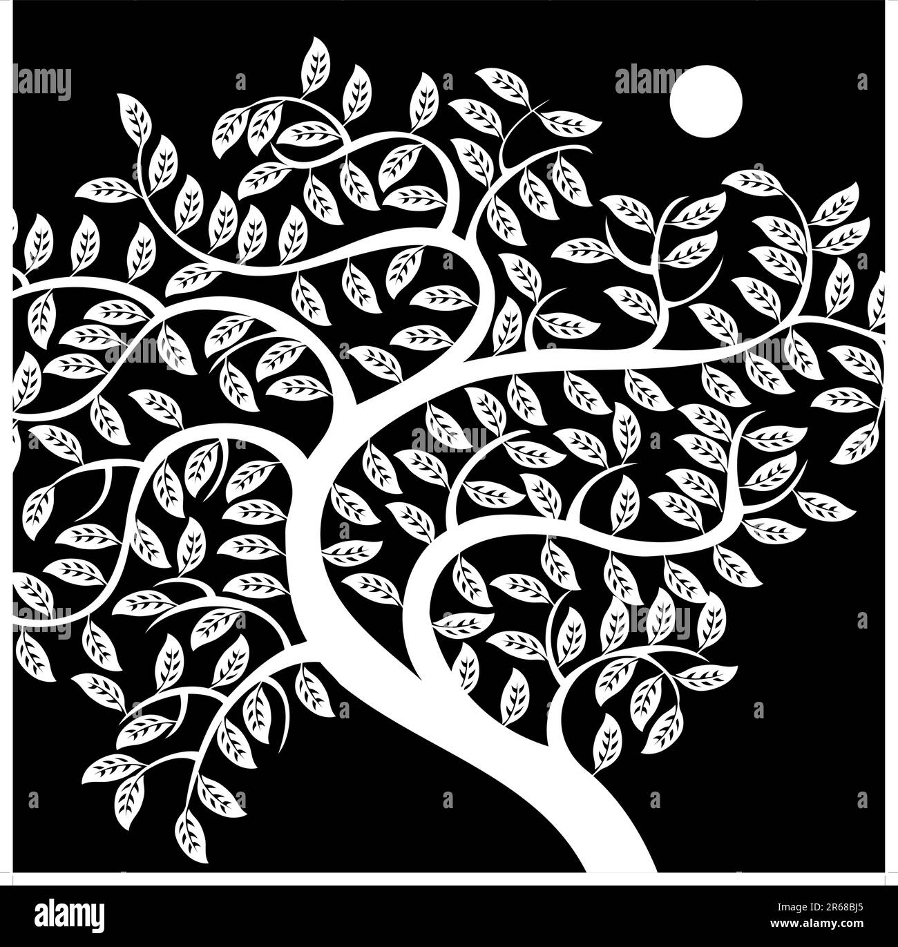 Moon oclock stock vector images alamy