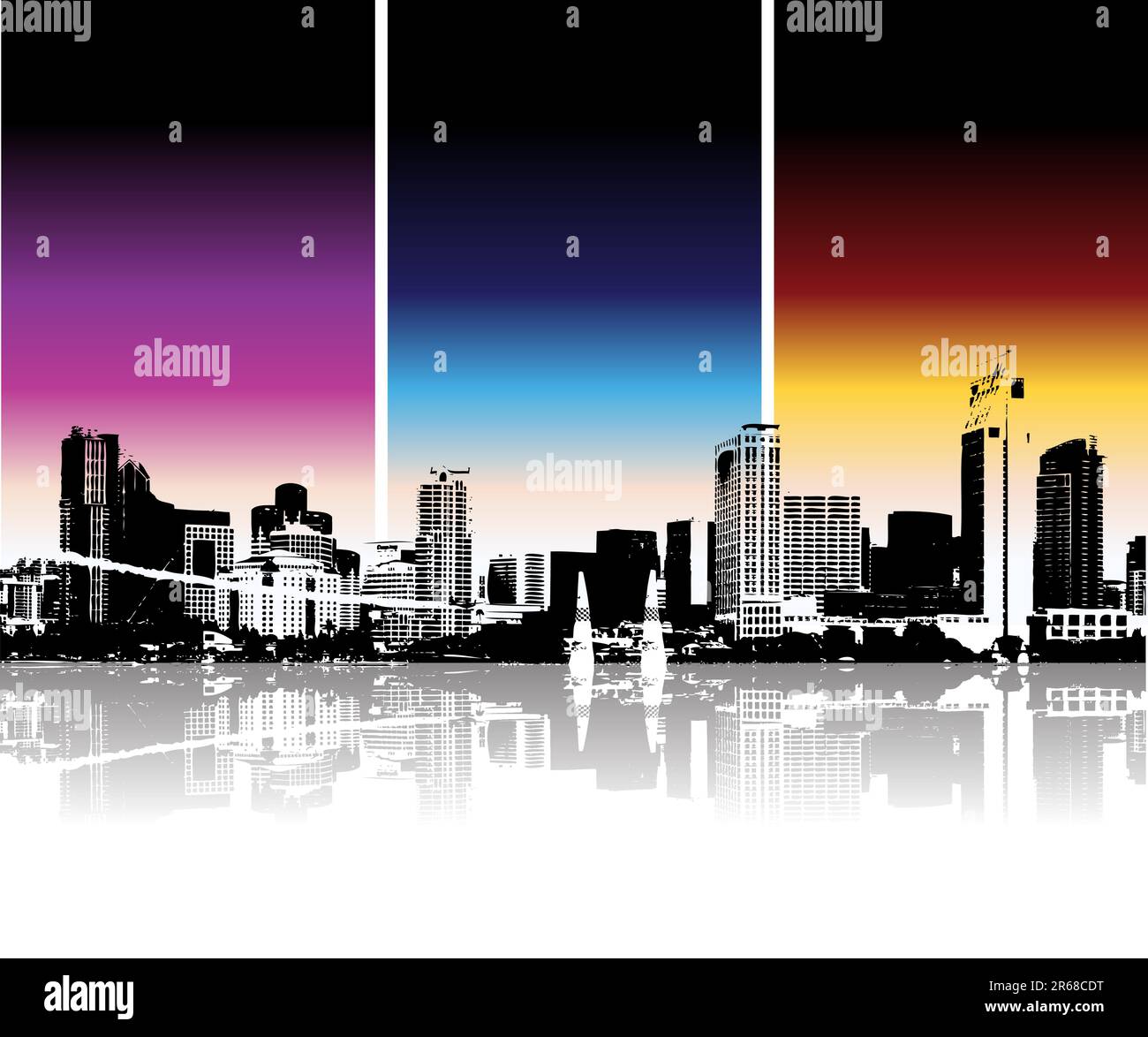 View of Cityscape background, urban art Stock Vector Image & Art - Alamy