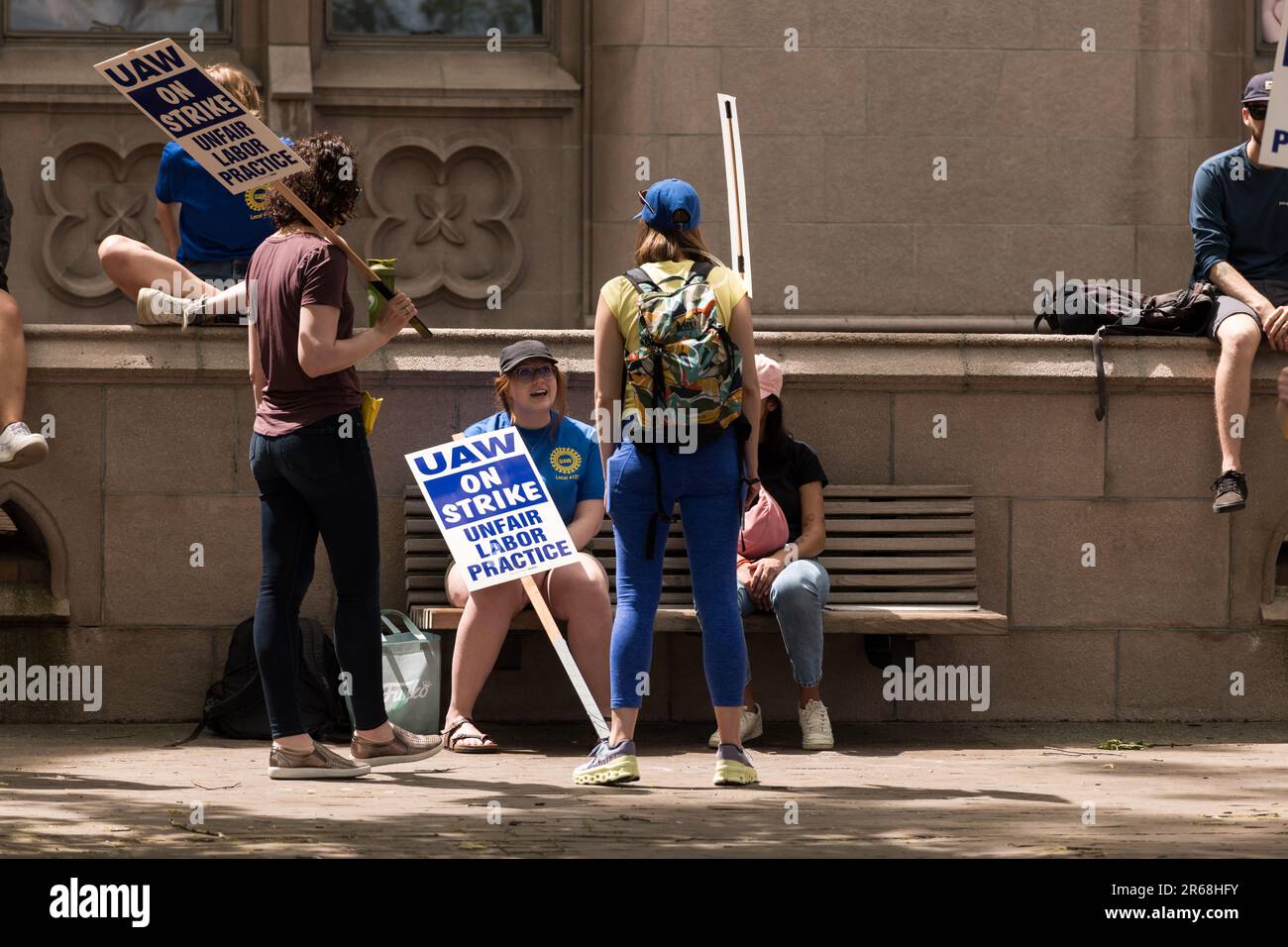 Seattle, USA. 7 Jun, 2023. University of Washington staff goes on ...