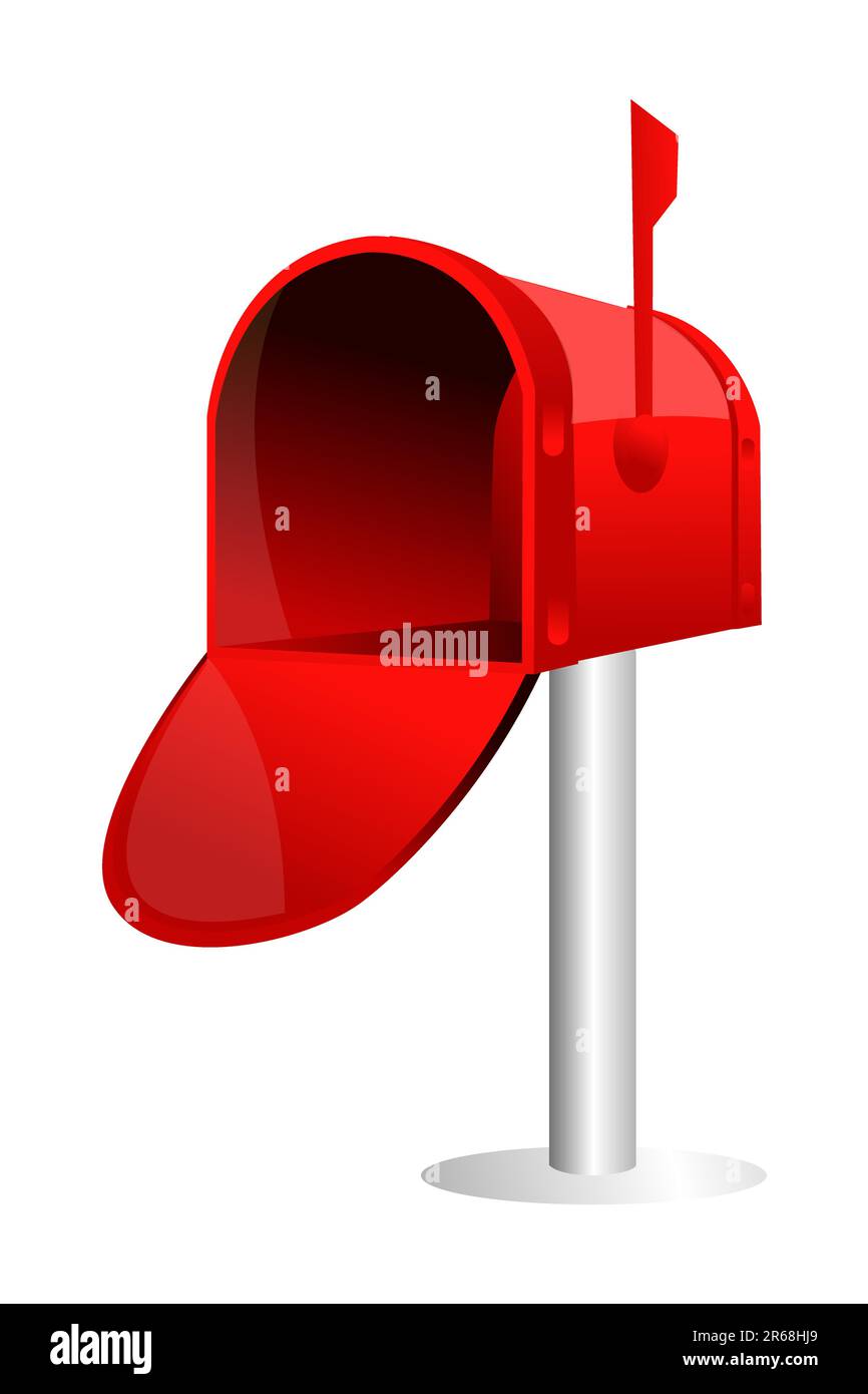 illustration of isolated mail box Stock Vector Image & Art Alamy