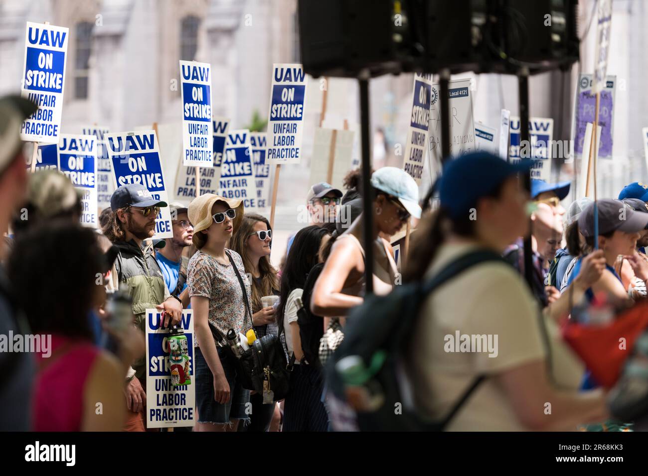 Seattle, USA. 7 Jun, 2023. University of Washington staff goes on ...