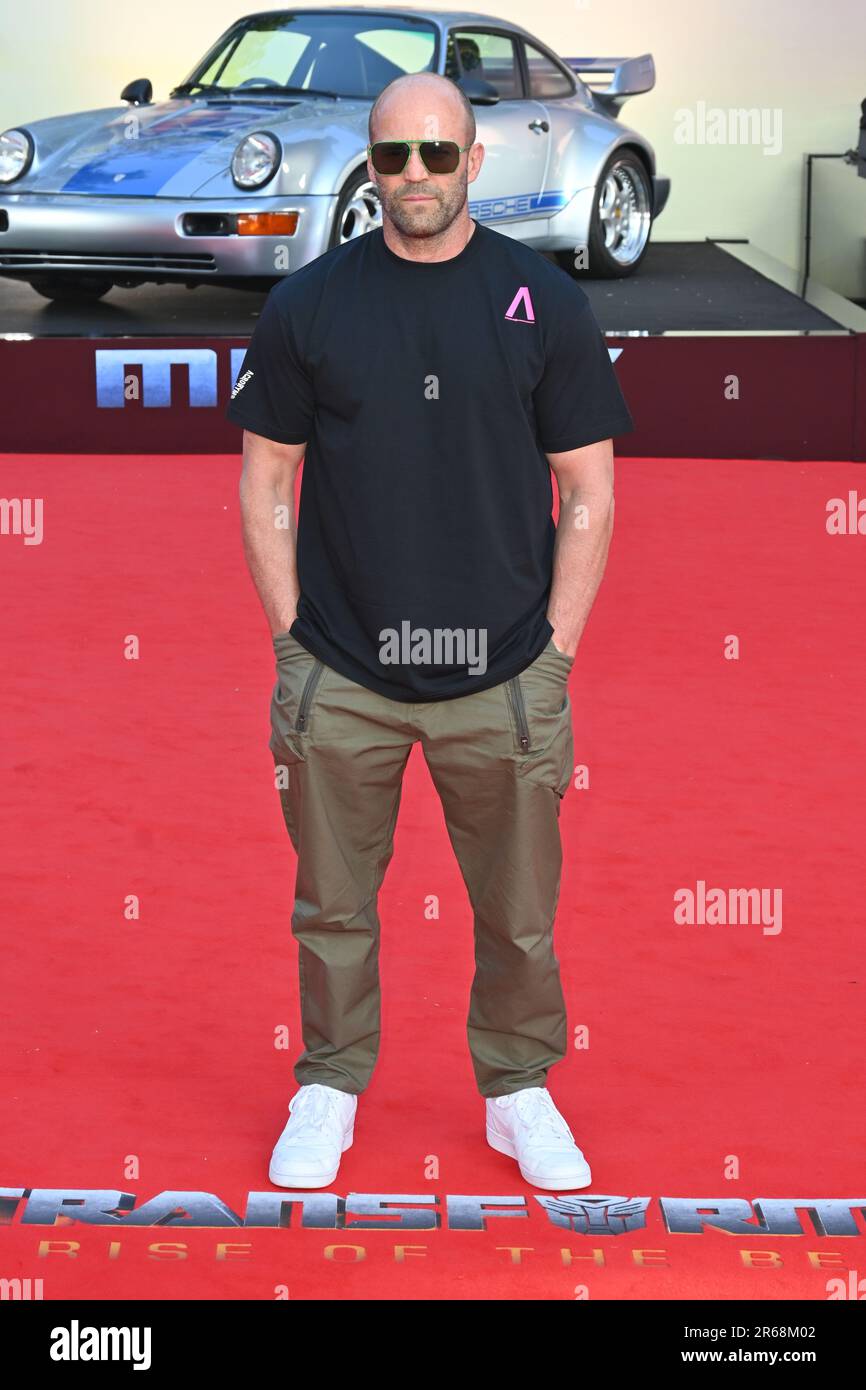 London, UK. 7th June, 2023. Jason Statham at Transformers Rise of the