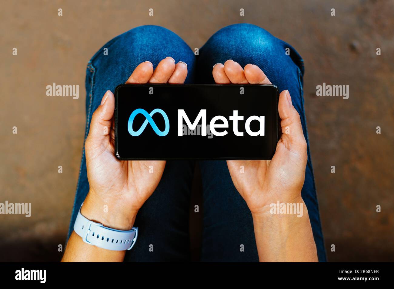 Brazil. 7th June, 2023. In this photo illustration, the Meta Platforms, Inc. logo is displayed on a smartphone screen. (Credit Image: © Rafael Henrique/SOPA Images via ZUMA Press Wire) EDITORIAL USAGE ONLY! Not for Commercial USAGE! Stock Photo