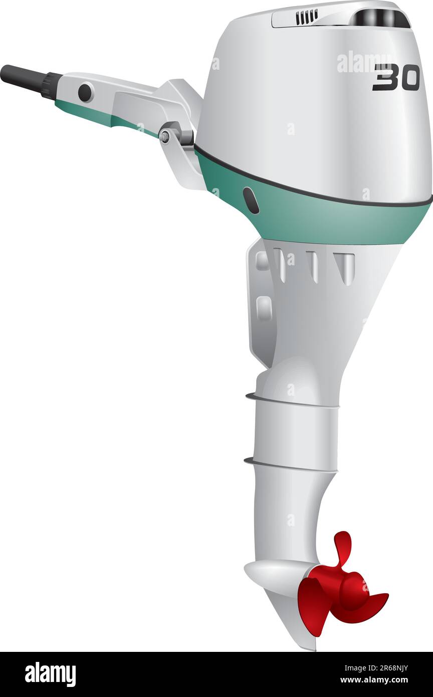 Boat engine vector Stock Vector Image & Art Alamy