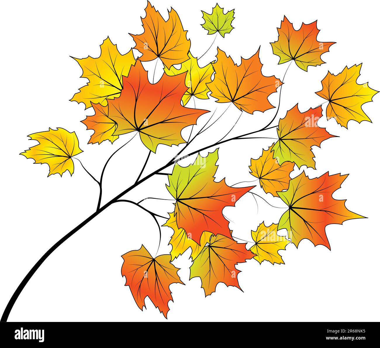 Abstract autumn background, vector illustration Stock Vector Image ...
