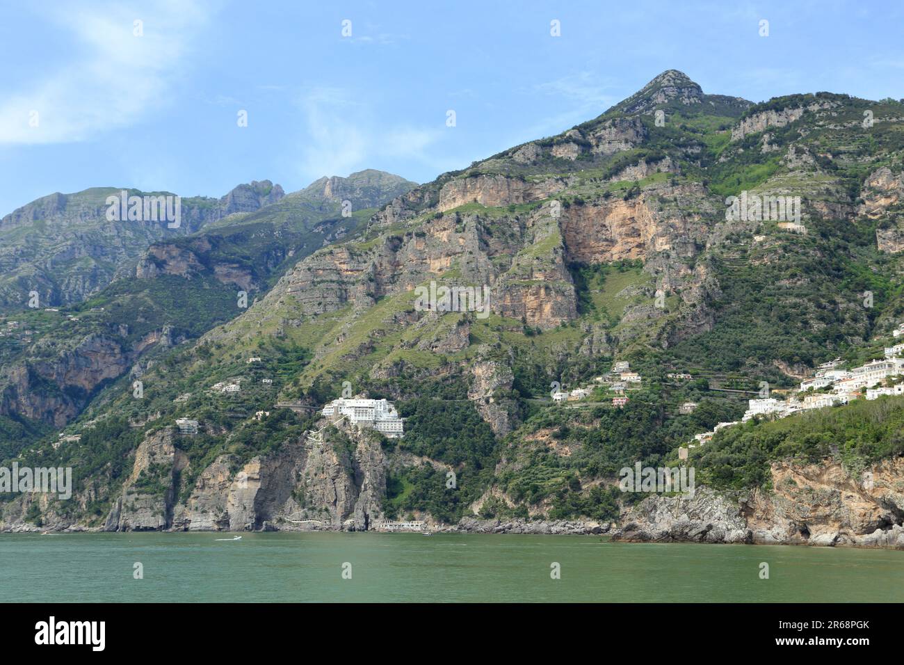 Amalfi Coast Mountains (Costiera amalfitana / Costa d'Amalfi) Stock Photo