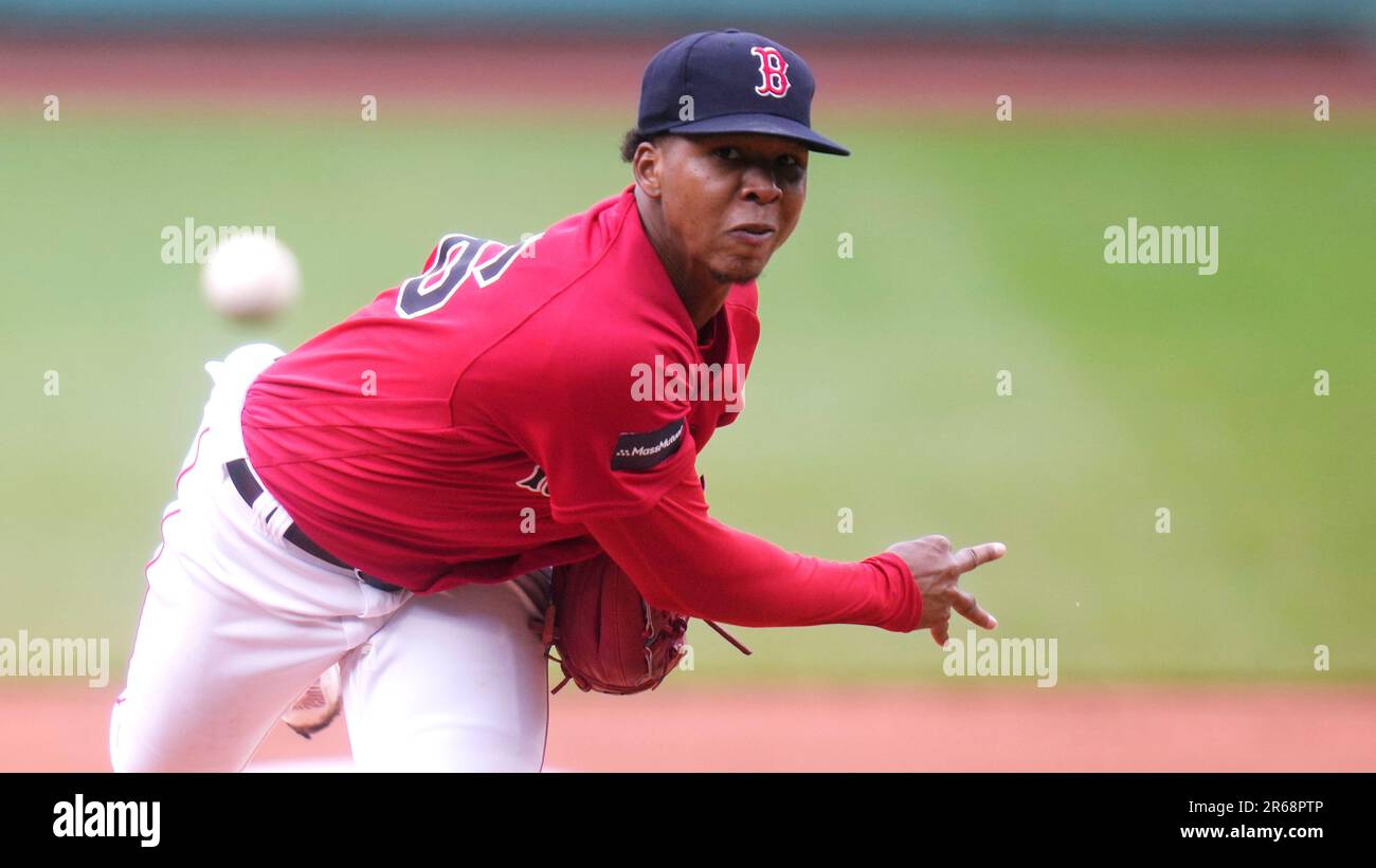 Boston Red Sox starting pitcher Brayan Bello during a baseball game at