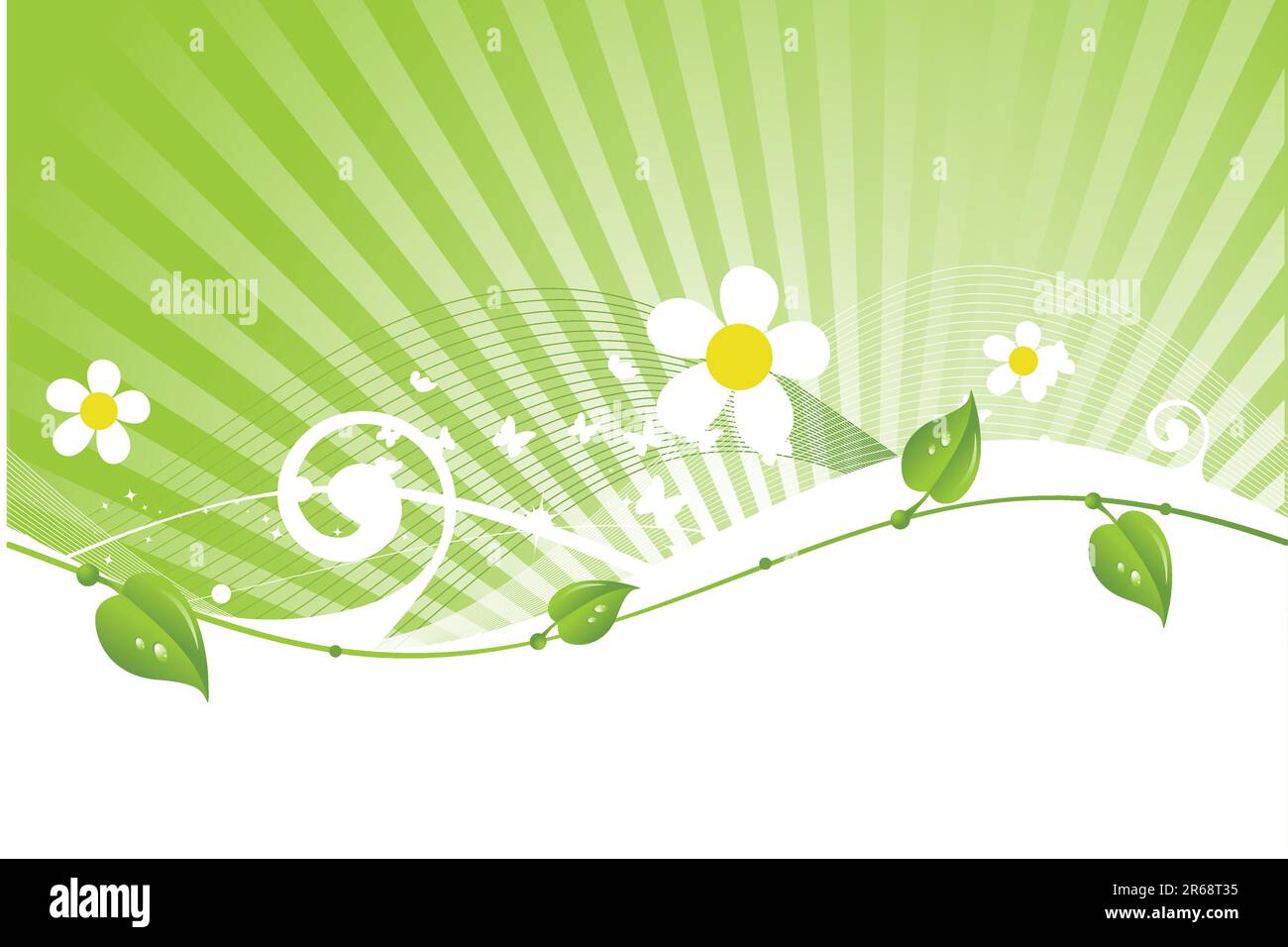 Abstract background wave, summer Stock Vector