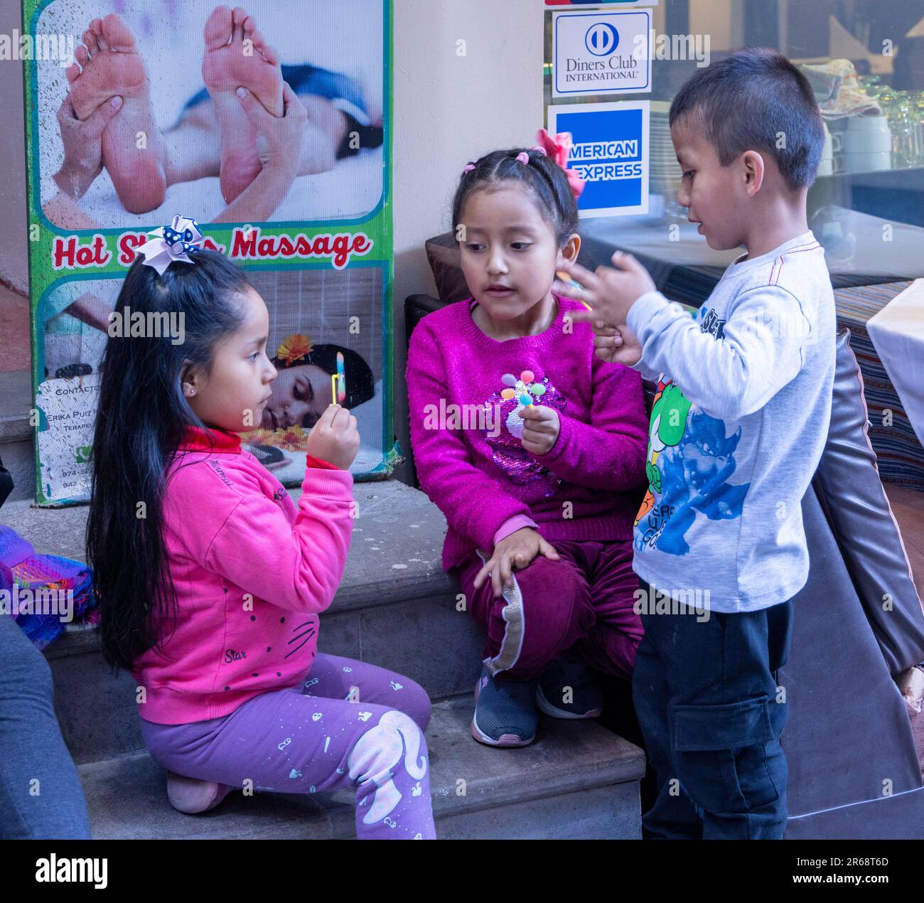 Aqua Calientes, Peru Stock Photo