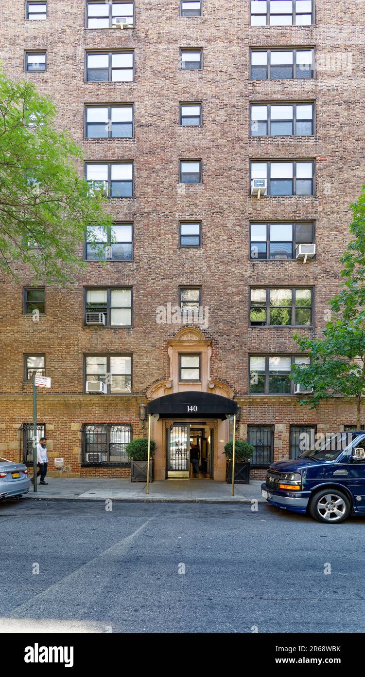 Emery Roth-designed 140 East 28th Street is a brown brick apartment ...