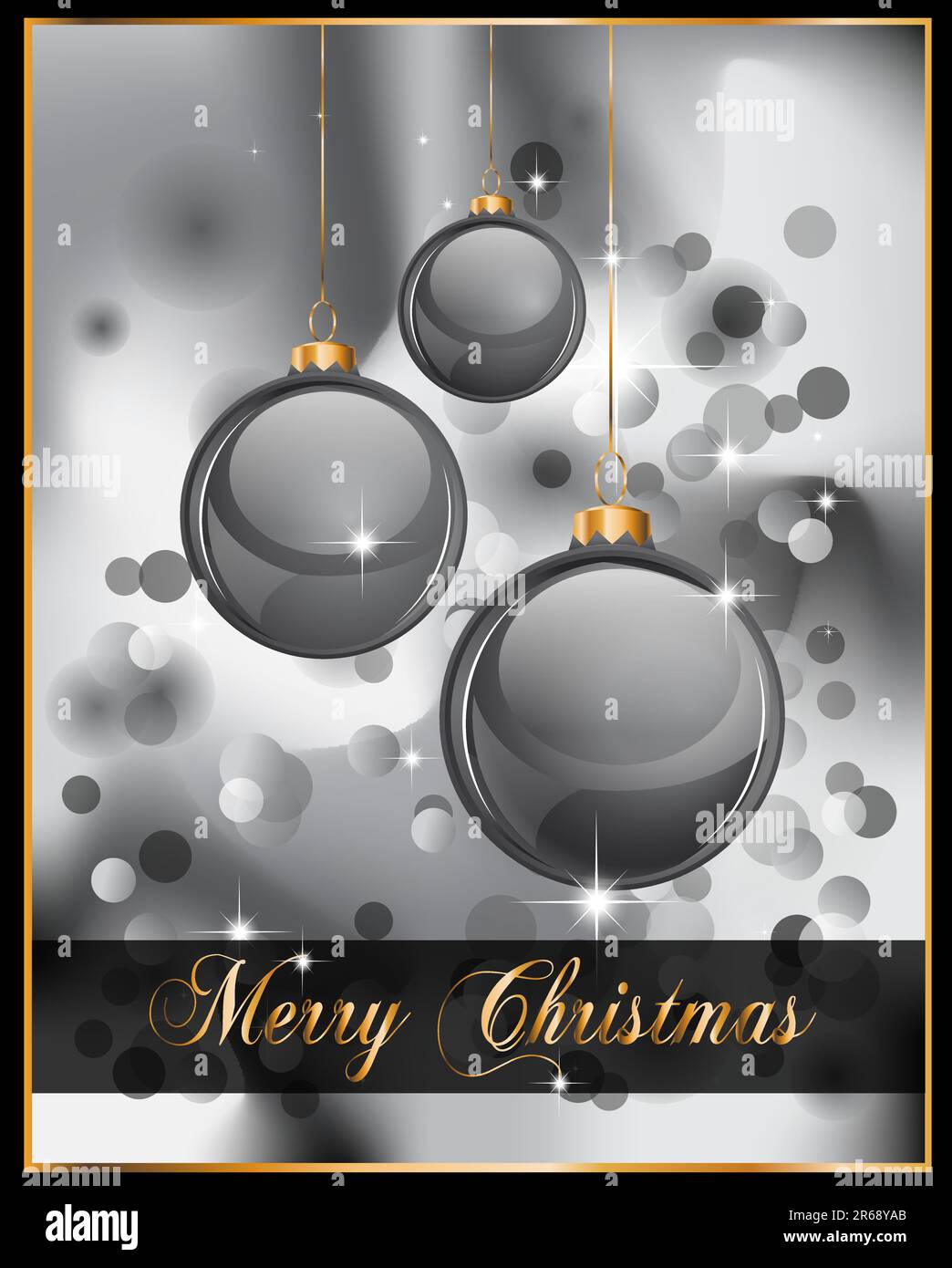 Elegant Christmas Background with Golden details Stock Vector Image ...