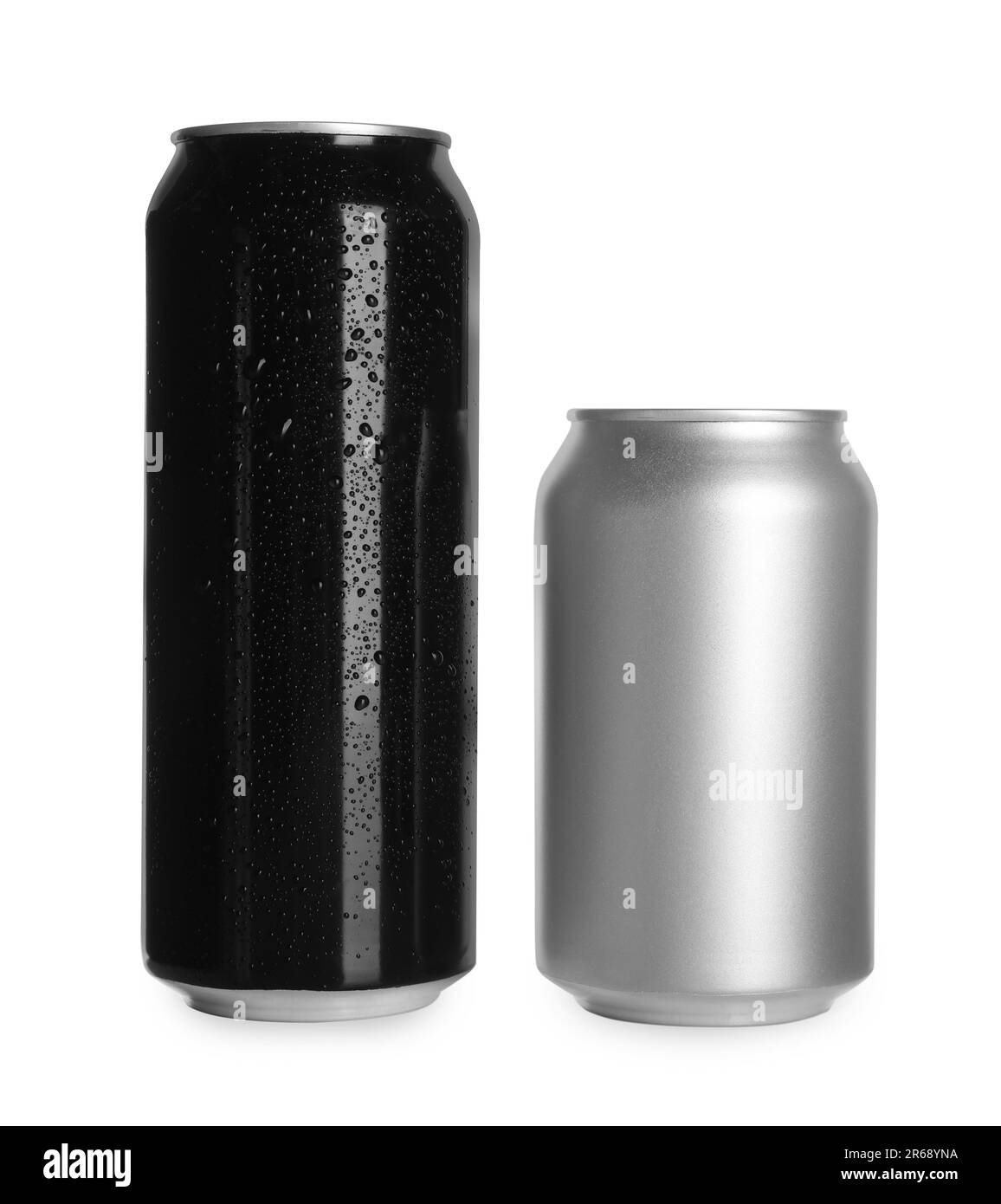 Aluminum cans on white background. Mockup for design Stock Photo Alamy