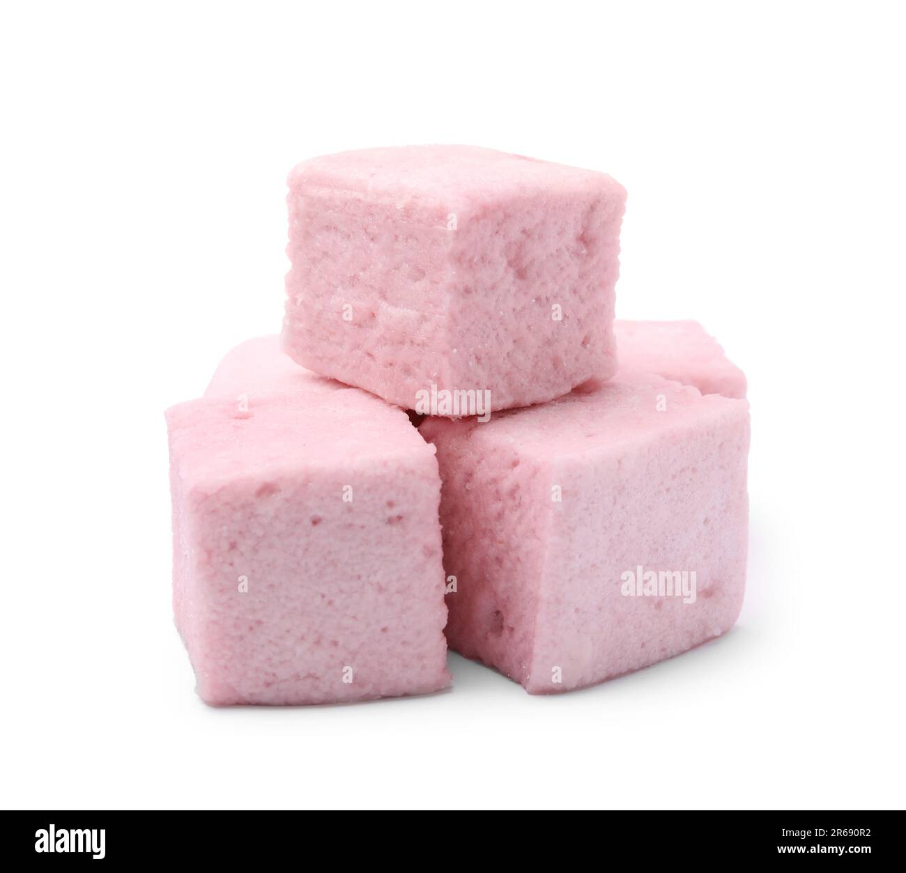 Pile of delicious sweet marshmallows on white background Stock Photo ...