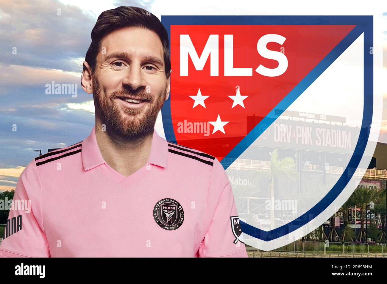 Lionel messi inter miami shirt hi-res stock photography and images - Alamy