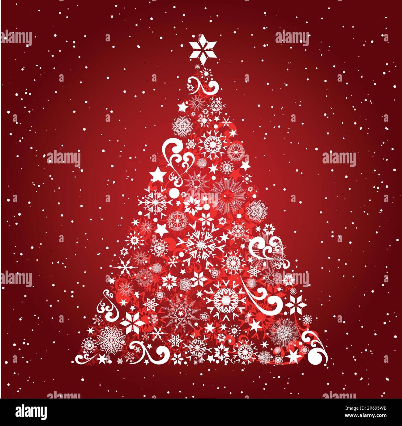 Artist christmas tree Stock Vector Images - Alamy