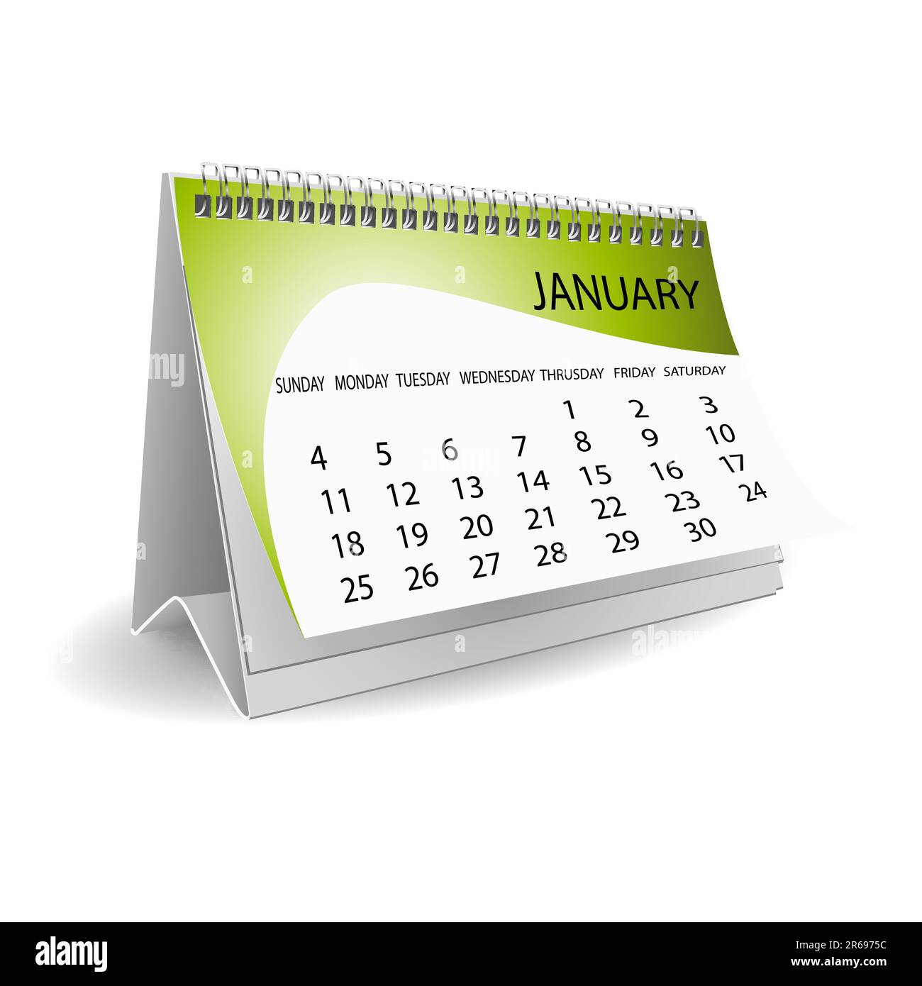 illustration of calender on white background Stock Vector Image & Art