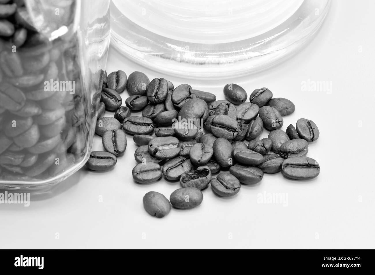Coffee beans shot. Unground fresh coffee beans Stock Photo Alamy