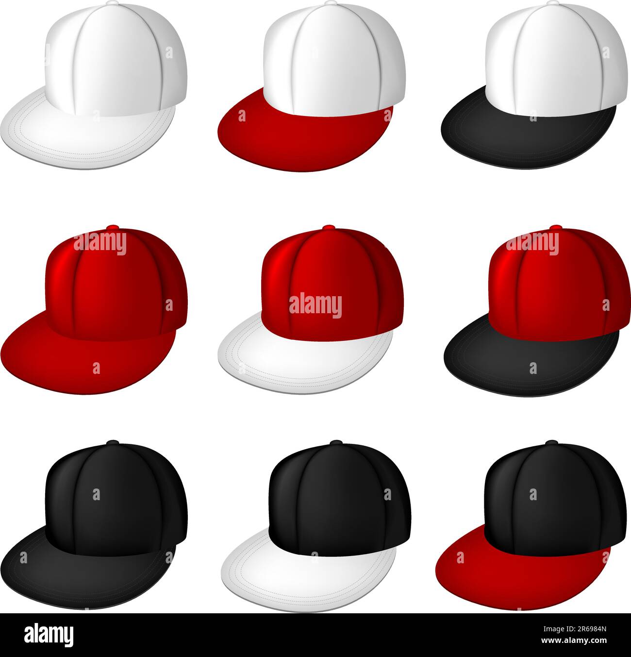 Collection of vector full caps Stock Vector Image & Art Alamy