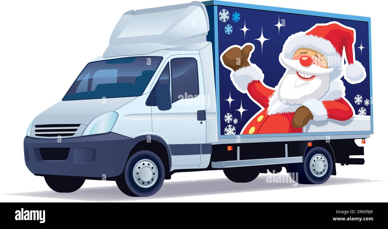 Commercial vehicle advert Stock Vector Images Alamy