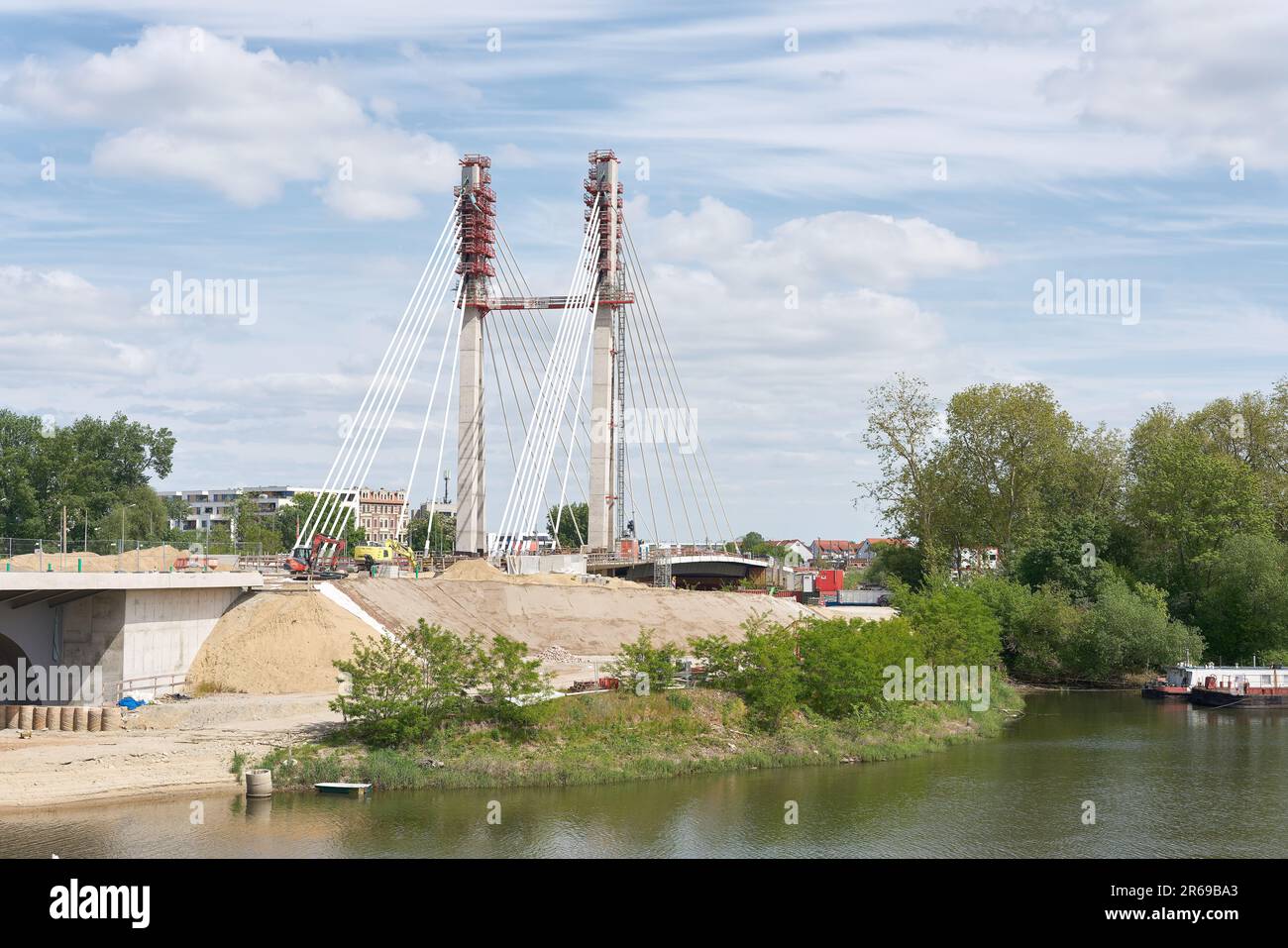 New construction of the KaiserOtto Bridge, the largest construction