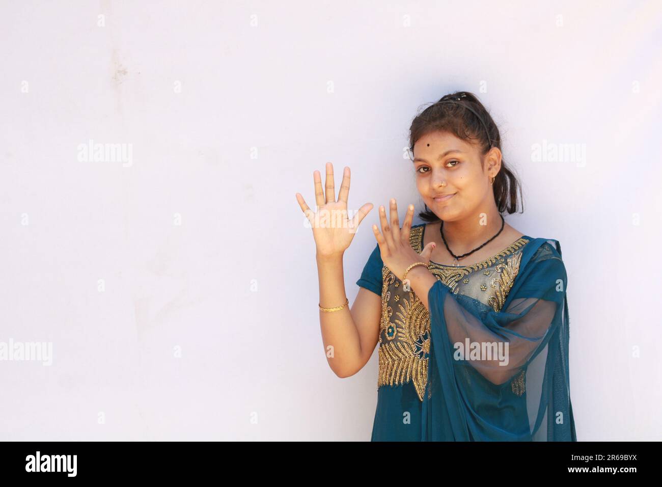 Indian teen girl model hi-res stock photography and images - Alamy