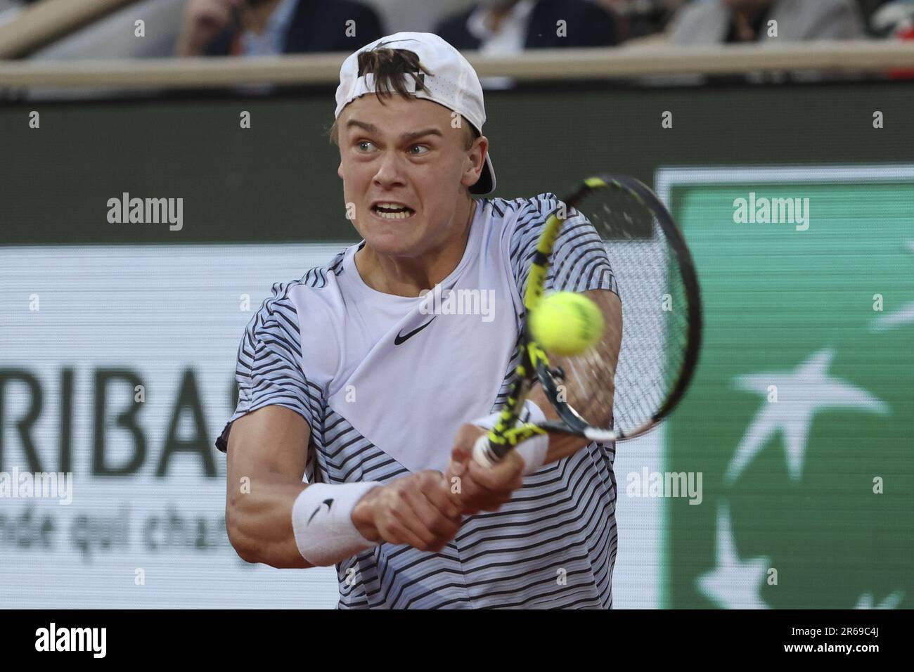 Paris, France - 07/06/2023, Holger Rune of Denmark during the French ...