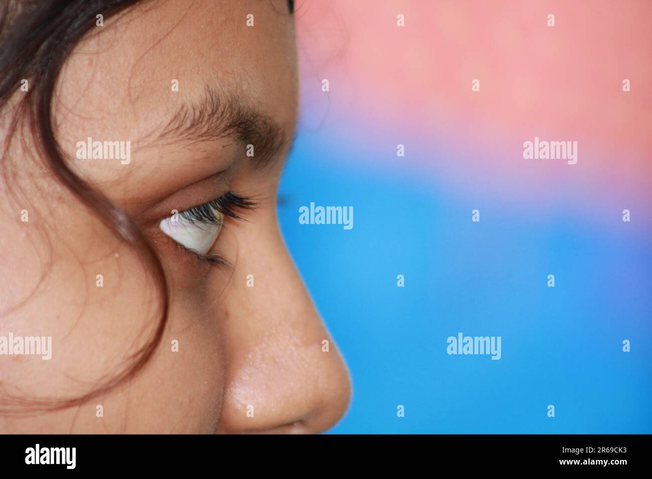 Beautiful Indian Teenage Girl eyes, close up Stock Photo Alamy