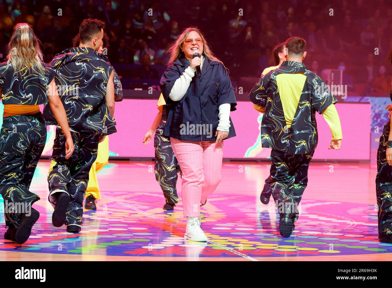 Sydney, Australia, 22 September, 2022. Tones and I performs during the Opening Ceremony at the FIBA Women's Basketball World Cup at Sydney Super Dome. Credit: Pete Dovgan/Speed Media/Alamy Live News Stock Photo