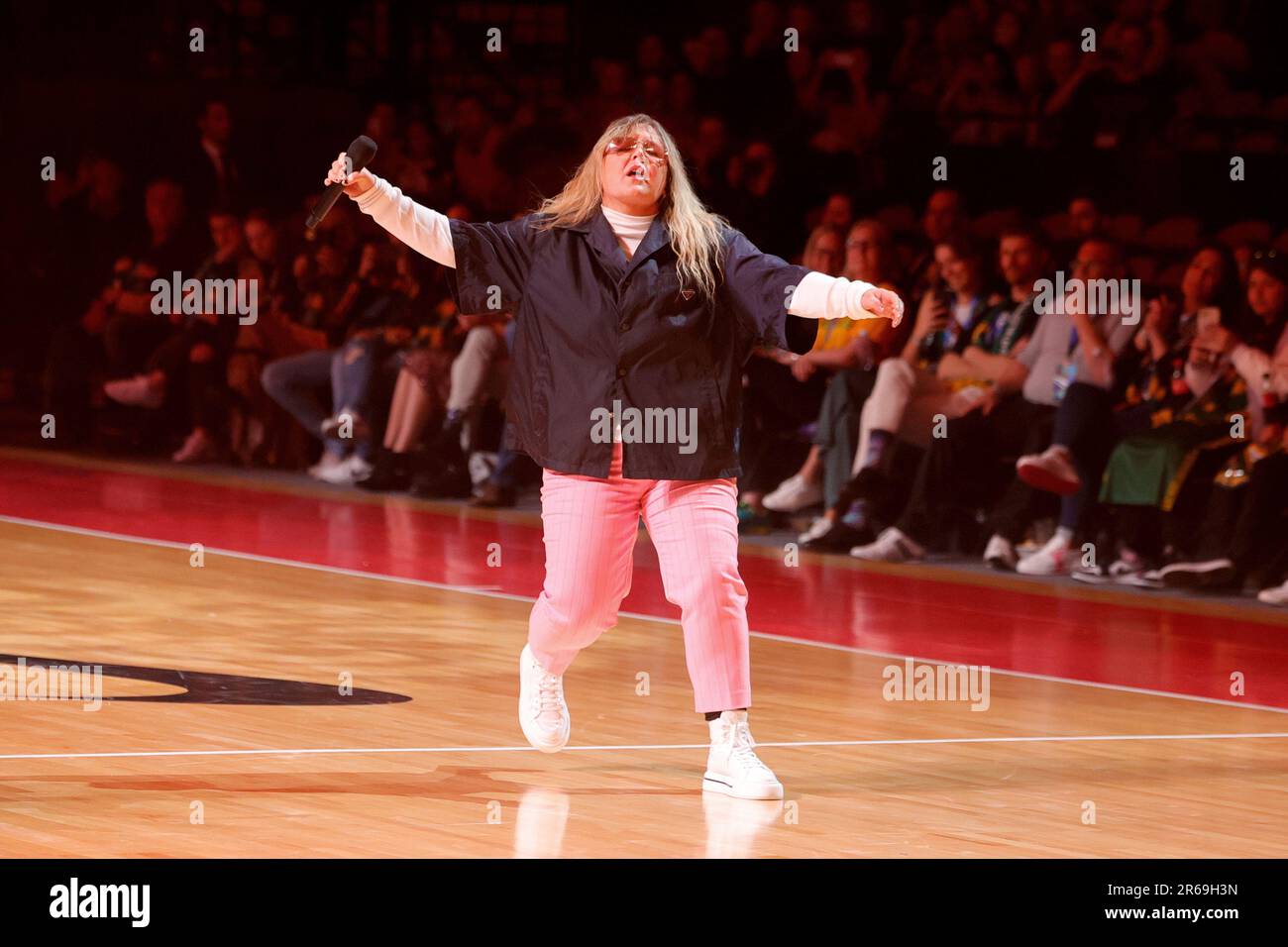 Sydney, Australia, 22 September, 2022. Tones and I performs during the Opening Ceremony at the FIBA Women's Basketball World Cup at Sydney Super Dome. Credit: Pete Dovgan/Speed Media/Alamy Live News Stock Photo